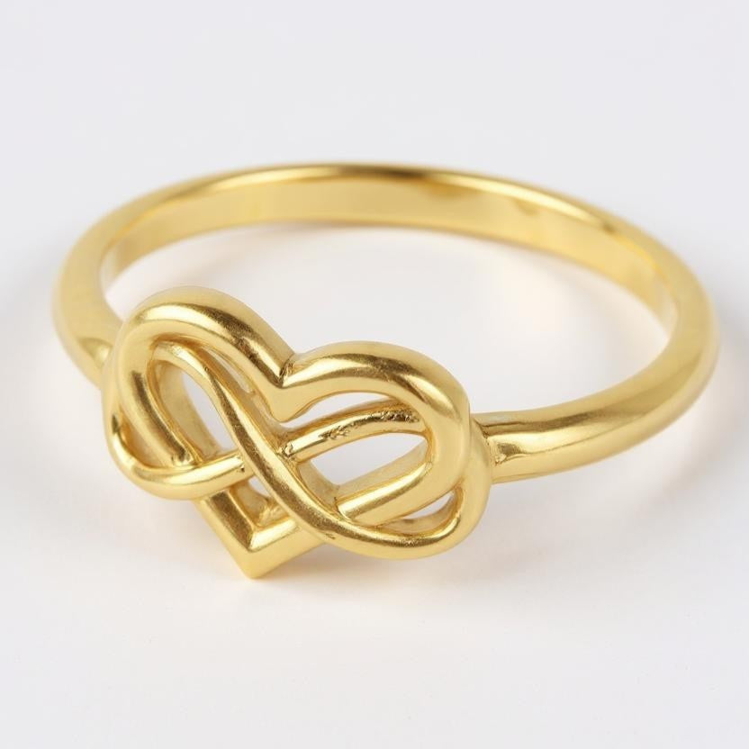 Eternal Heart Ring - 14K Gold