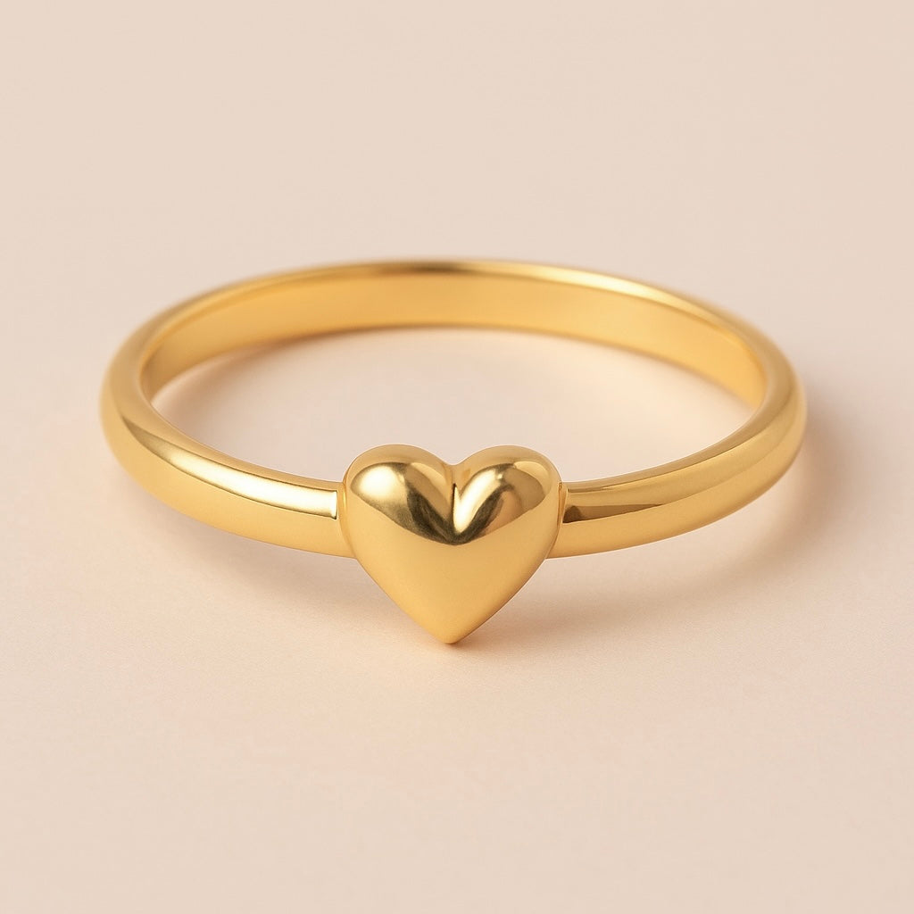 Pure Heart Ring – 14K Gold