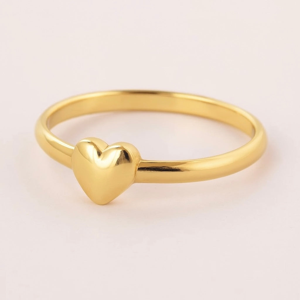 Pure Heart Ring – 14K Gold