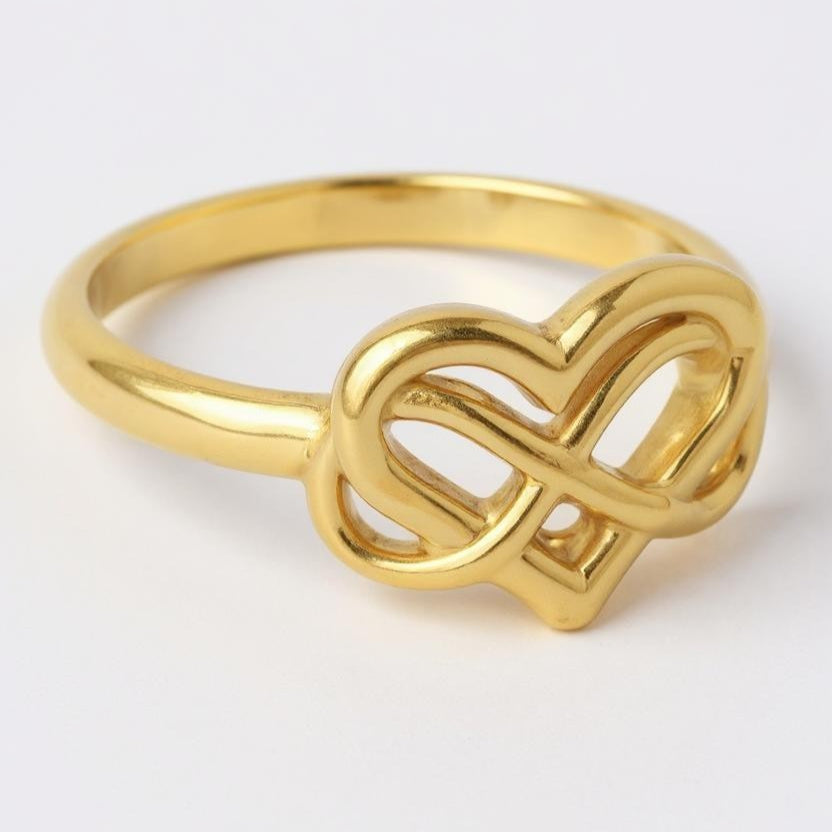 Eternal Heart Ring - 14K Gold